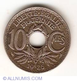 Image #1 of 10 Centimes 1926