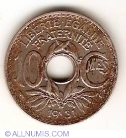 10 Centimes 1931