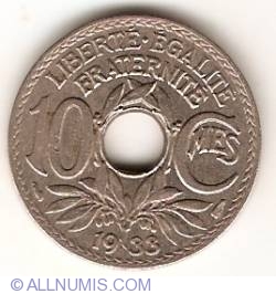 10 Centimes 1933