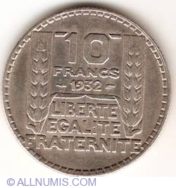 10 Franci 1932