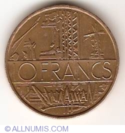 Image #1 of 10 Francs 1987