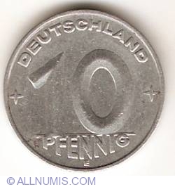 Image #1 of 10 Pfennig 1950 E