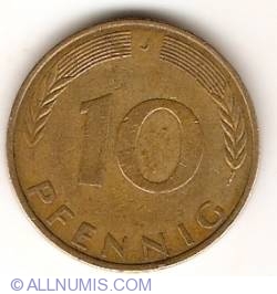 10 Pfennig 1973 J