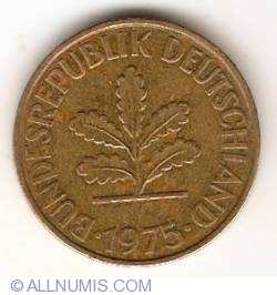 Image #2 of 10 Pfennig 1975 D