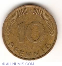 Image #1 of 10 Pfennig 1977 G