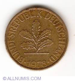 Image #2 of 10 Pfennig 1978 F