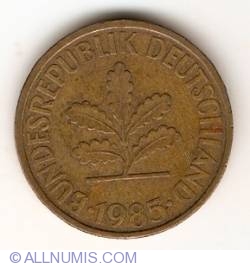 Image #2 of 10 Pfennig 1985 J