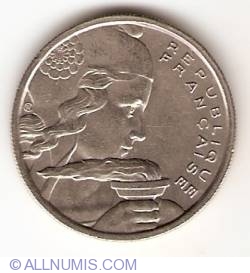 Image #2 of 100 Francs 1955 B