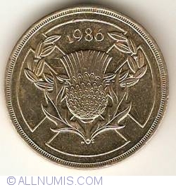 Image #1 of 2 Pounds 1986 - XIII Commonwealth Games Scotland
