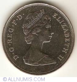 25 New Pence 1980 - Aniversarea a 80 de ani a Reginei Elizabeta Mama