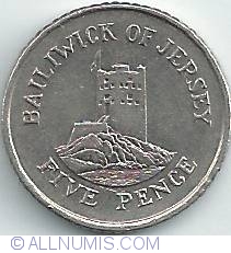 5 Pence 1993