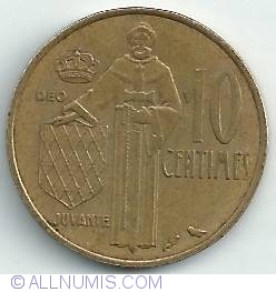 Image #1 of 10 Centimes 1974