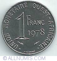 Image #1 of 1 Franc 1978