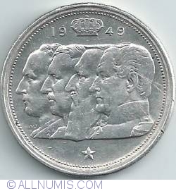 Image #2 of 100 Francs 1949 (Belgie)