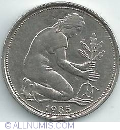 Image #2 of 50 Pfennig 1985 D