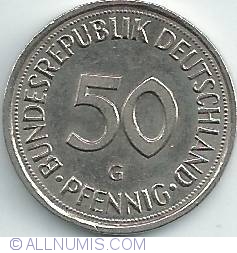 50 Pfennig 1992 G