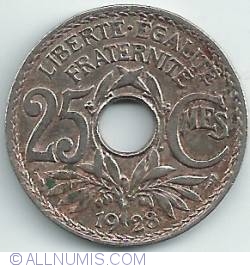 Image #1 of 25 Centimes 1928