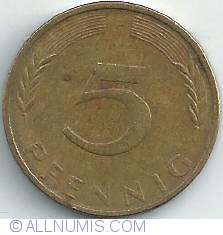 Image #1 of 5 Pfennig 1975 F