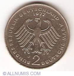 Image #1 of 2 Mărci 1977 J - Konrad Adenauer