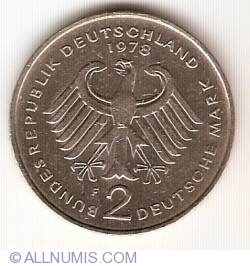 Image #1 of 2 Mărci 1978 F - Konrad Adenauer