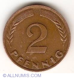 2 Pfennig 1967 G