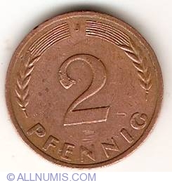 Image #1 of 2 Pfennig 1969 J