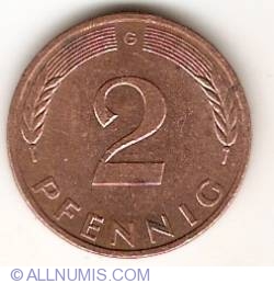 2 Pfennig 1982 G