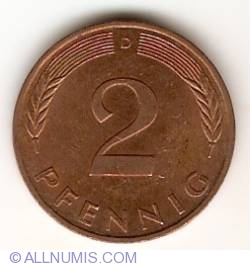 2 Pfennig 1993 D