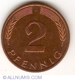 2 Pfennig 1996 J