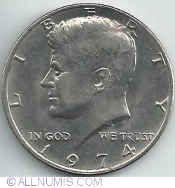 Image #2 of Half Dollar 1974