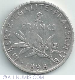 2 Franci 1898