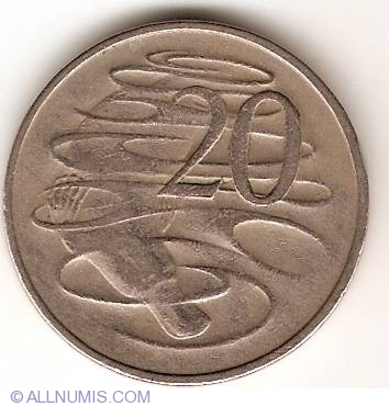 20 Cents 1968 Elizabeth Ii 1952 Present Australia Coin 14528 20 Cents 1968 Elizabeth Ii 1952