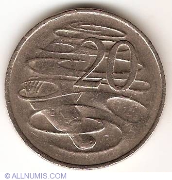 Slapper af afsnit Permanent 20 Cents 1976, Elizabeth II (1952-present) - Australia - Coin - 14522