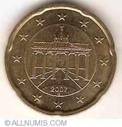 Image #2 of 20 Euro Cenţi 2007 G