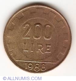 Image #1 of 200 Lire 1988