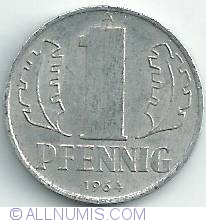 Image #1 of 1 Pfennig 1964 A