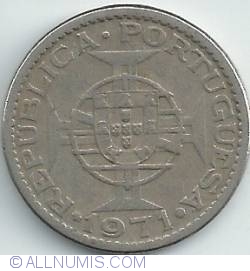 5 Escudos 1971, Portuguese Colony (1961-1974) - Mozambique - Coin - 21634