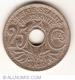 Image #1 of 25 Centimes 1920