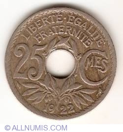 Image #1 of 25 Centimes 1922