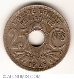 Image #1 of 25 Centimes 1926