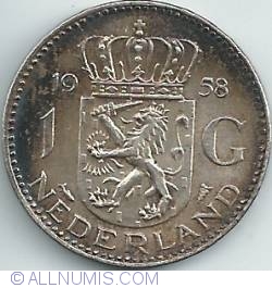 Image #1 of 1 Gulden 1958