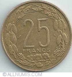 25 Francs 1970