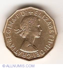 Image #2 of 3 Pence 1958