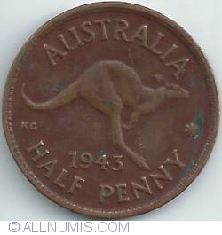 Image #1 of 1/2 Penny 1943