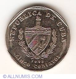 Image #2 of 5 Centavos 1998