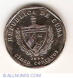 Image #2 of 5 Centavos 1999