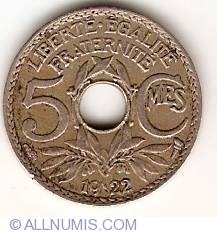 Image #1 of 5 Centimes 1922