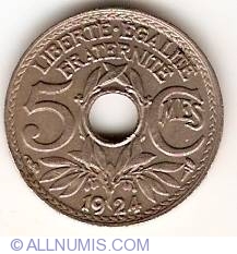 Image #1 of 5 Centimes 1924