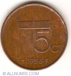 Image #1 of 5 Cents 1986