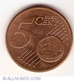 Image #1 of 5 Euro Cent 2009 D